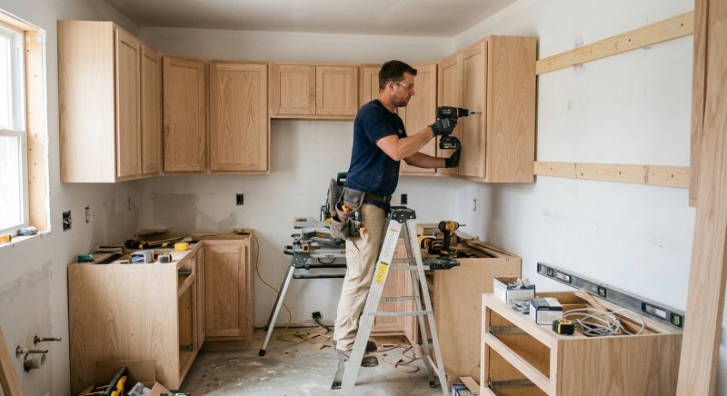Pine Cabinets Installation in Muncie, IN